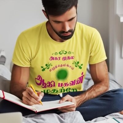 Agara Mutha Eluthellam Tamil T Shirt for men