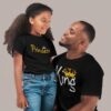 King Queen Family T Shirt