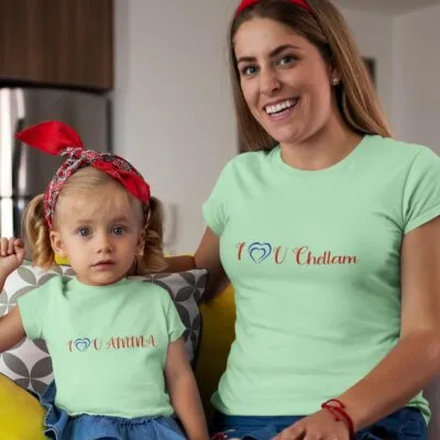 I Love You | Mom and Daughter T Shirt