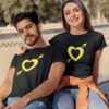 Symbol of Love Couple T Shirt