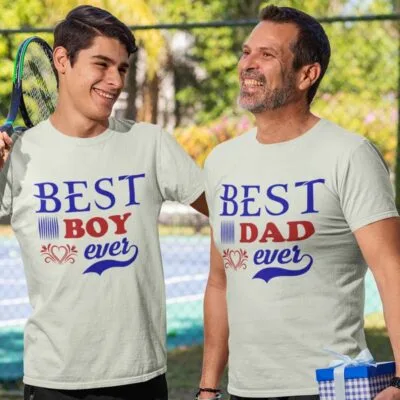 Best Ever Dad and Son T Shirt