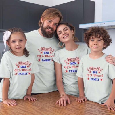 Blessed Family T Shirt