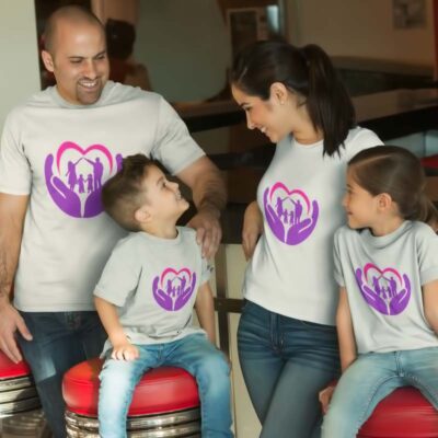 Caring Parents Family T Shirt