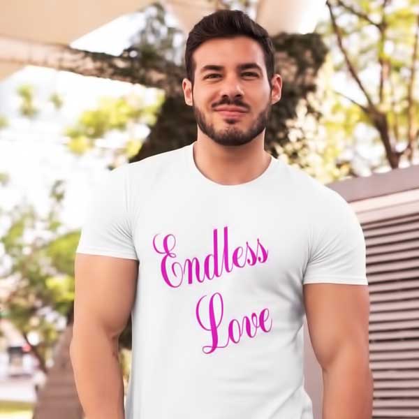 Endless Love male t shirt Endless Love Couple T Shirt
