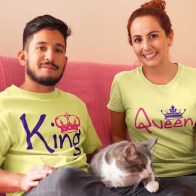 King and Queen Couple T Shirt