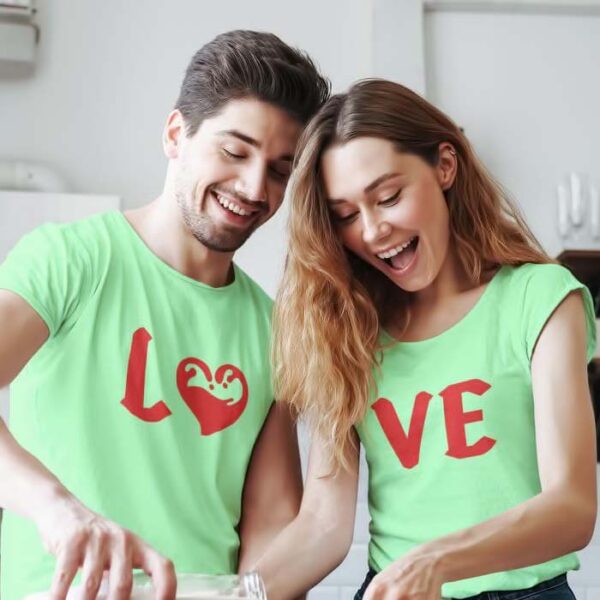 Love lover t shirt mint Love T Shirt
