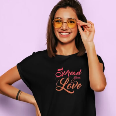 Spread more Love Women T Shirt